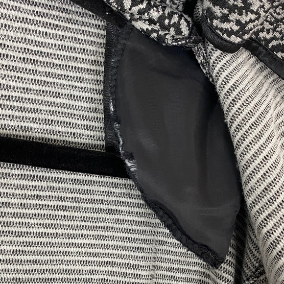 Penningtons 80s Open Front Jacket Black & Gray - Picture 7 of 10